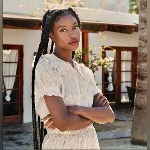 DÔEN Nena Top in Chateau Fleur Paisley